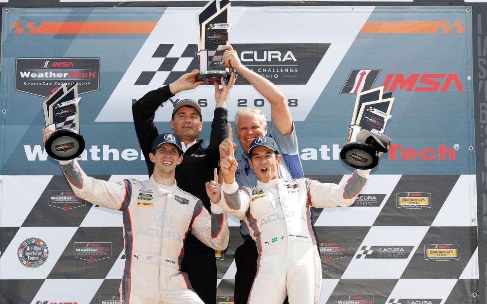 Castroneves, Taylor Deliver First Acura Win in 1-2 Sweep at Mid-Ohio